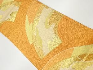 本佐賀錦地紙に雲模様織出し袋帯